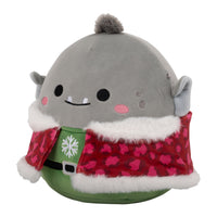 Booga the Grey Ogre in Red and Green Winter Outfit - 1