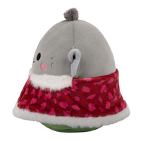 Booga the Grey Ogre in Red and Green Winter Outfit - 2
