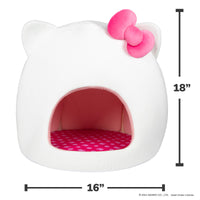 Hello Kitty and Friends Hello Kitty Covered Cave Bed for Cats and Dogs - 8