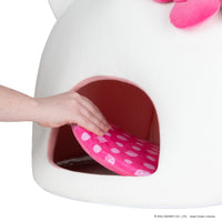 Hello Kitty and Friends Hello Kitty Covered Cave Bed for Cats and Dogs - 1