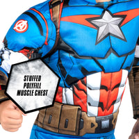 Marvel Captain America Youth Boy Qualux Costume - 2