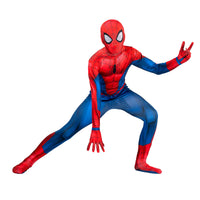MARVEL Spider-Man Official Youth Deluxe Zentai Costume - 0
