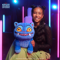 KPop Demon Hunters 12-Inch Sitting Derpy Tiger Plush - 2
