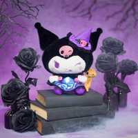 Hello Kitty and Friends 8-Inch Kuromi Halloween Plush Wearing a Witch Costume - 2