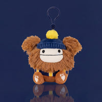 University of Michigan 3.5-Inch Benny the Bigfoot Plush Clip - 1