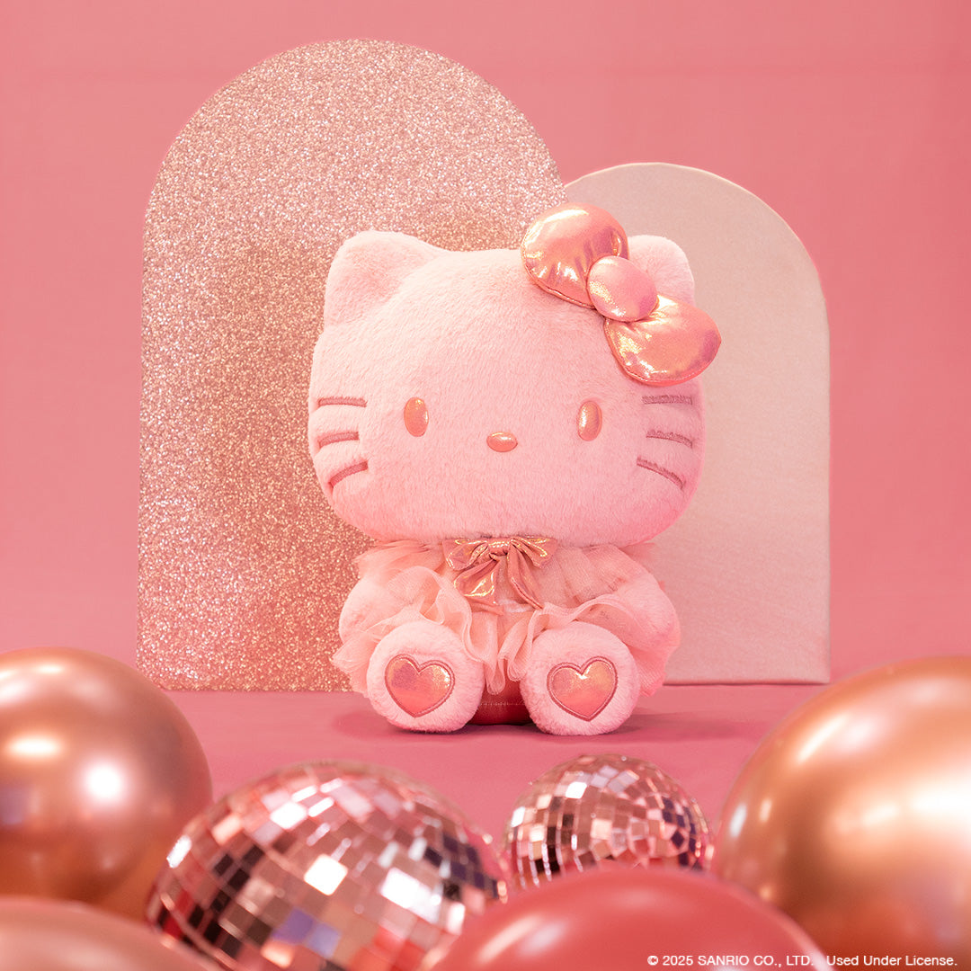 Hello Kitty and Friends Ultra-Premier 12 Hello Kitty Monochrome Plush | Jazwares Hello Kitty and Friends Ultra-Premier 12 Hello Kitty Monochrome Plush | Jazwares