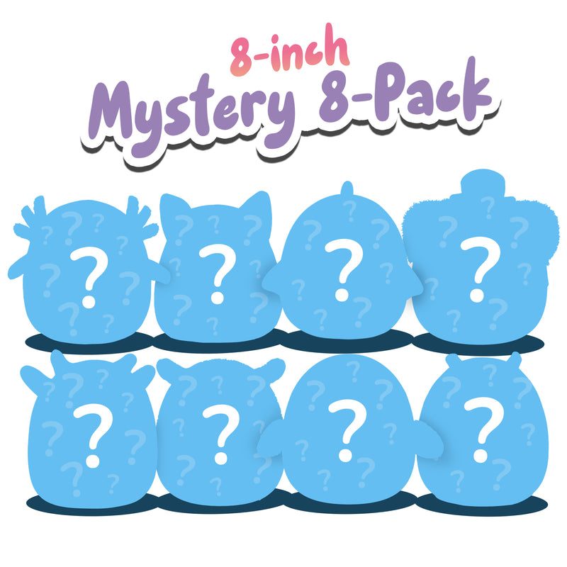 8-Inch Mystery Plush 8 Pack