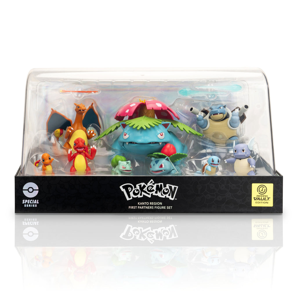 Pokémon Special Series Kanto Region First Partners Figure Set Jazwares ...