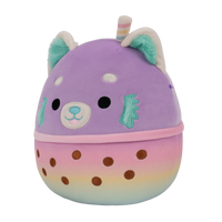 8-Inch Lexis Purple Red Panda in Boba Tea Cup - 1
