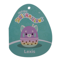 8-Inch Lexis Purple Red Panda in Boba Tea Cup - 4