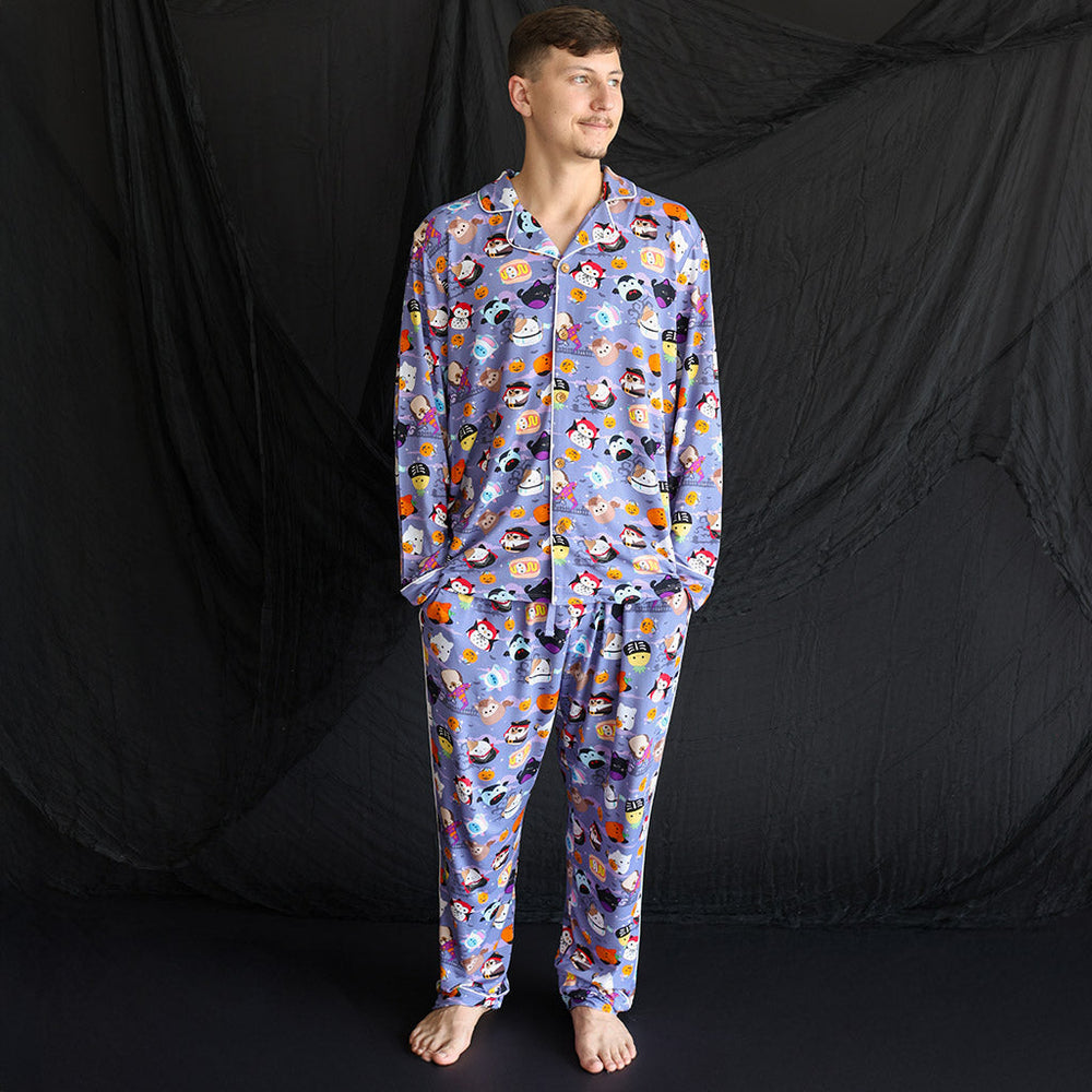 Squishmallows Halloween Men&#39;s Luxe Pajama Pant Set - 1