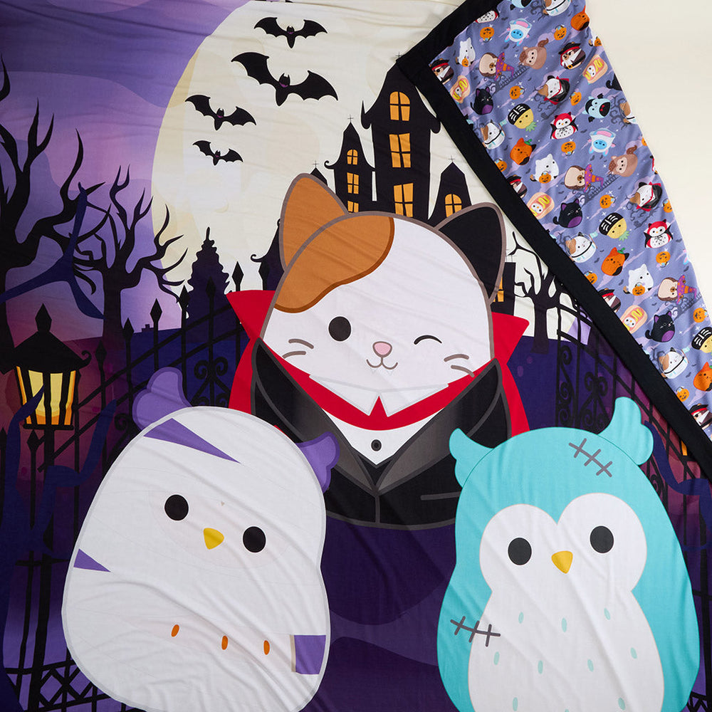 Squishmallows Halloween &amp; Spooky Cam Luxe Patoo® Blanket - 1