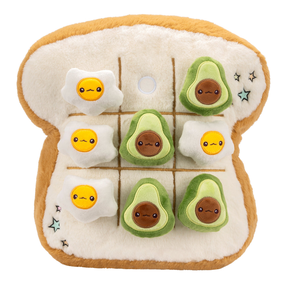 Russ Breakfast Toast Tic Tac Toe Plush Playset - 1