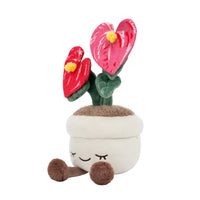 Greenhouse by Russ 12-Inch Flamingo Flower Plush - 1