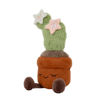 Greenhouse by Russ 12-Inch Brown Flower Cactus Plush - 1
