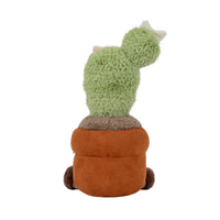 Greenhouse by Russ 12-Inch Brown Flower Cactus Plush - 3