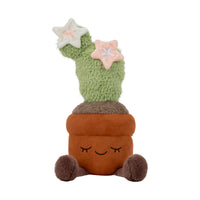 Greenhouse by Russ 12-Inch Brown Flower Cactus Plush - 0