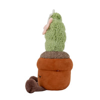 Greenhouse by Russ 12-Inch Brown Flower Cactus Plush - 2