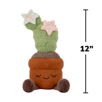 Greenhouse by Russ 12-Inch Brown Flower Cactus Plush - 4
