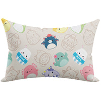 “Resties Besties” Tan SquishPillow Pillowcase (Standard Size) - 0