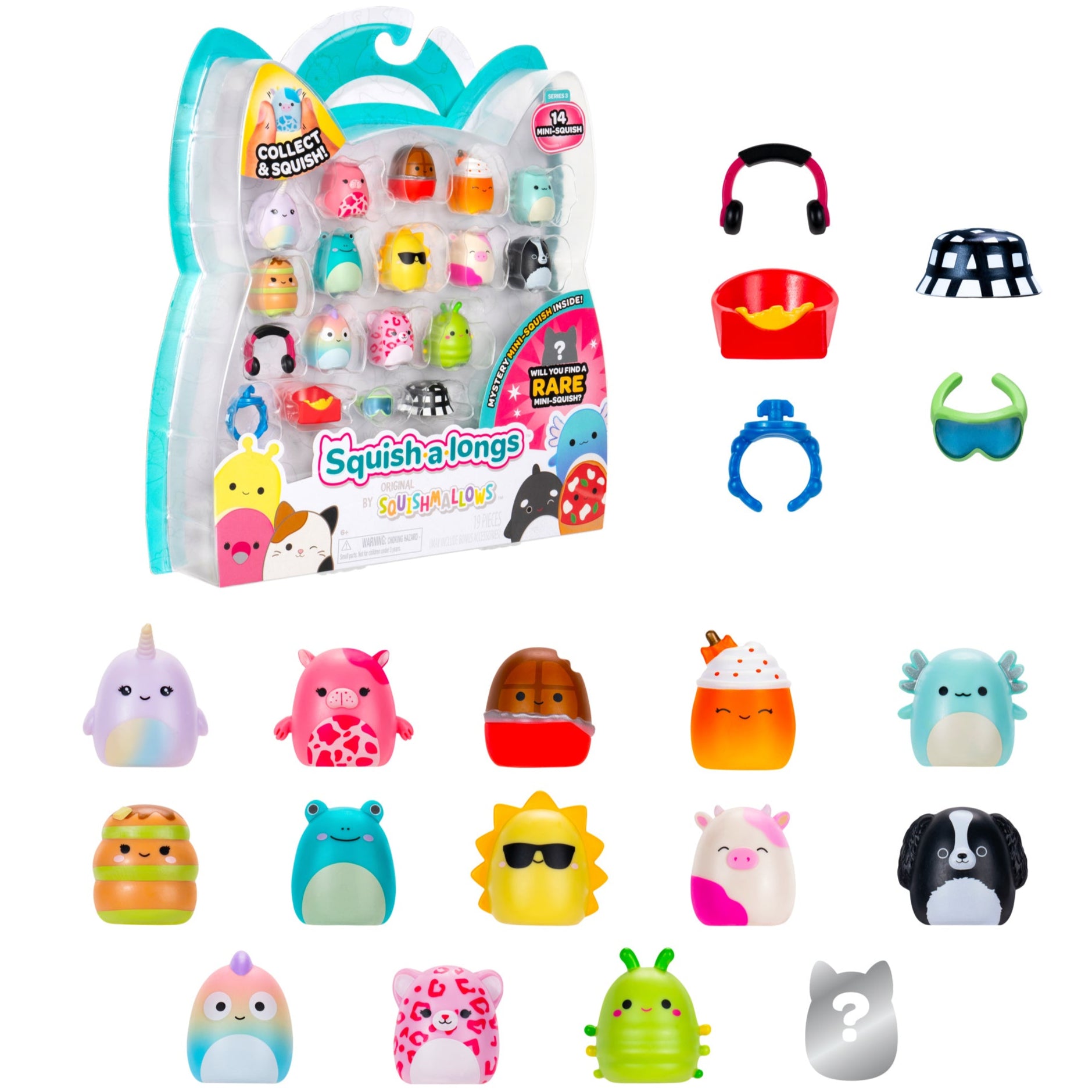 Squish-a-longs Mini-Squish 14-Pack Style 1 | Jazwares