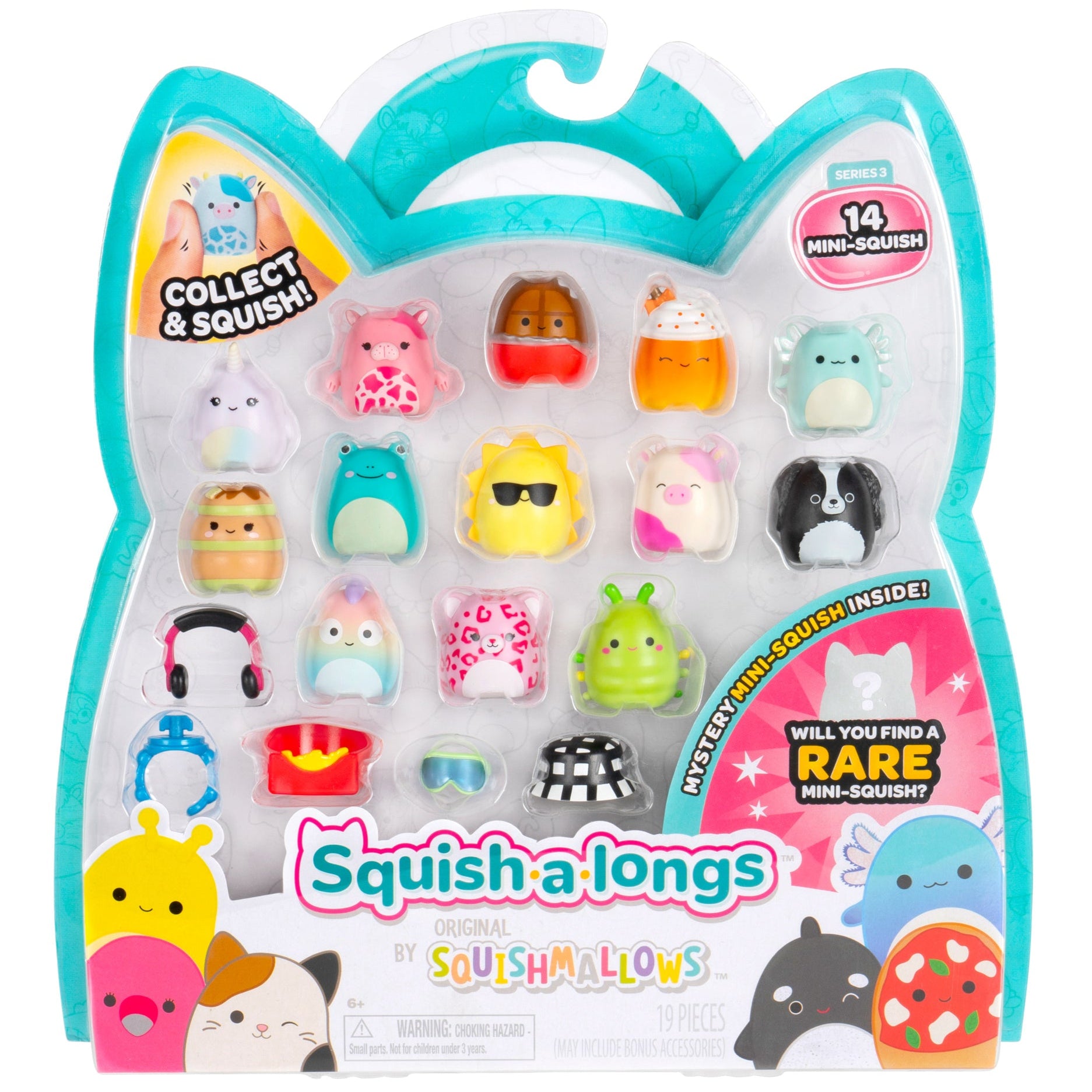Squish-a-longs Mini-Squish 14-Pack Style 1 | Jazwares