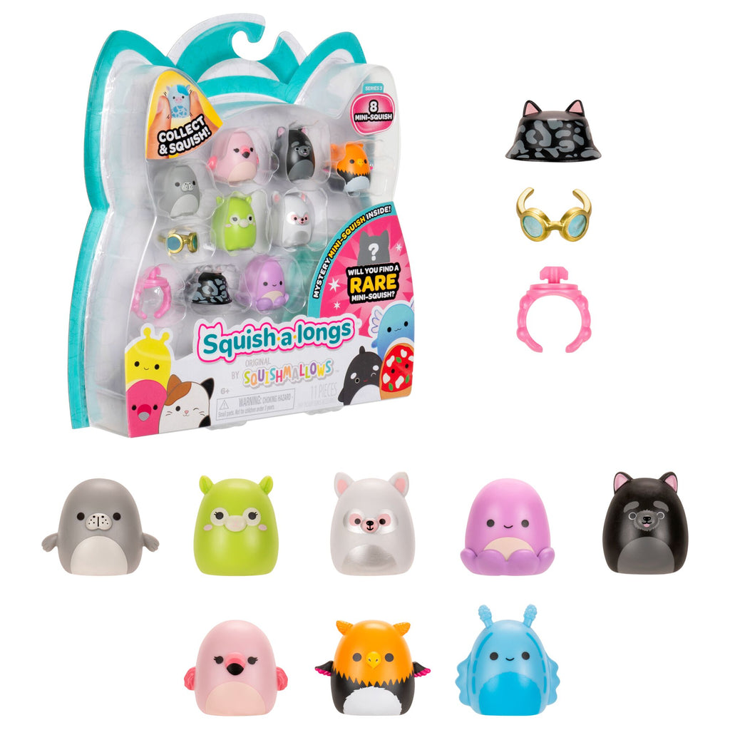 Squish-a-longs Mini-Squish 8-Pack Style 3 | Jazwares