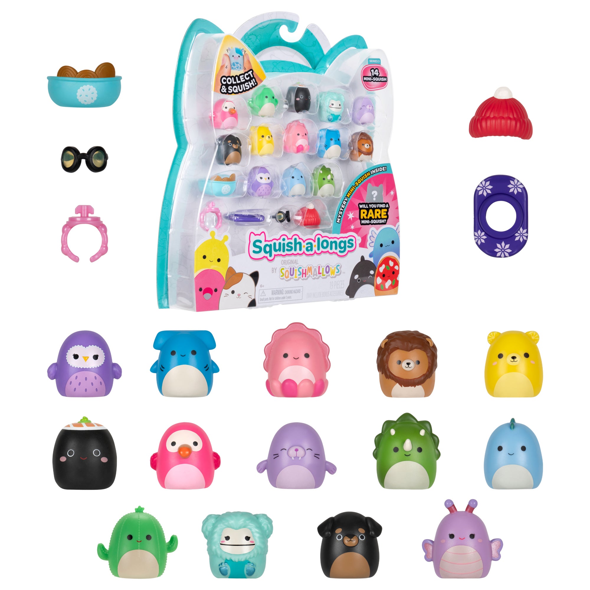 Squish-a-longs Mini-Squish 14-Pack Style 2 | Jazwares