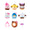 Squish-a-longs Hello Kitty and Friends Ice Cream 6-Pack - 2