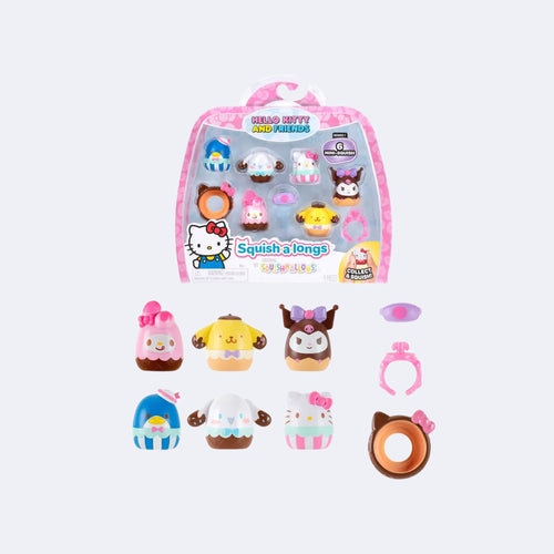 Squish-a-longs Hello Kitty and Friends Ice Cream 6-Pack Image