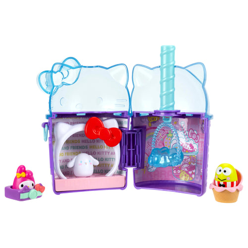 Squish-a-longs Hello Kitty and Friends Hello Kitty Boba Playset Image