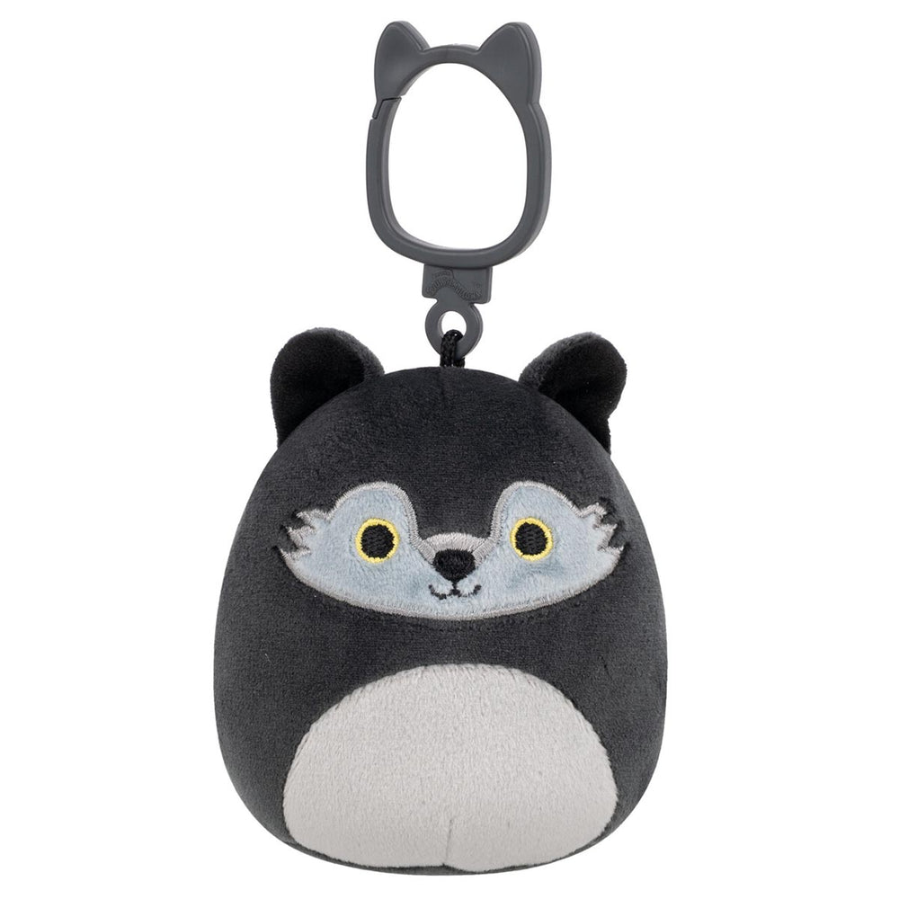 3.5-Inch Dmitri the Dark Grey Wolf Clip - 1