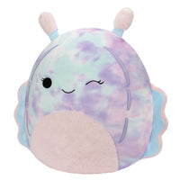 14-Inch Dottie Pink and Blue Tie-Dye Sea Slug - 1