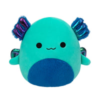 8-Inch Noelani the Teal Axolotl with Wings and Fuzzy Belly - 0