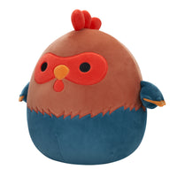 8-Inch Reed Red and Blue Rooster - 1