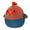 8-Inch Reed Red and Blue Rooster - 2