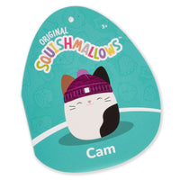 14-Inch Cam Calico Cat with Purple Hat - 5
