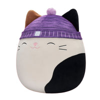 14-Inch Cam Calico Cat with Purple Hat - 2