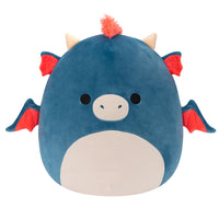 14-Inch Carin the Blue Dragon with Orange Mane - 0