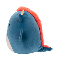 14-Inch Carin the Blue Dragon with Orange Mane - 2