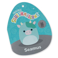 14-Inch Seamus the Green Cow with Fuzzy Belly - 4