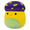12-Inch Enid the Neon Yellow Mushroom - 2