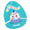 8-Inch Maudi the Blueberry Marbled Cupcake - 5
