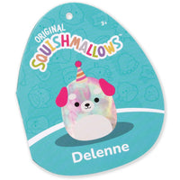 12-Inch Delenne the Rainbow Tie-Dye Dog With Party Hat - 4