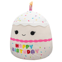 14-Inch Lyla Vanilla Birthday Cake With Rainbow Sprinkles Embroidery - 1
