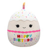14-Inch Lyla Vanilla Birthday Cake With Rainbow Sprinkles Embroidery