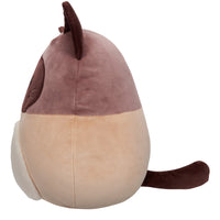 16-Inch Woodward the Brown and Tan Snowshoe Cat - 1