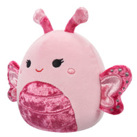 5-Inch Mogo the Light Pink Velvet Butterfly - 1