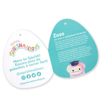 12-Inch Zozo the Teal Bigfoot in Graduation Cap - 5