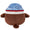 5-Inch Edward the Bald Eagle with Bucket Hat - 2
